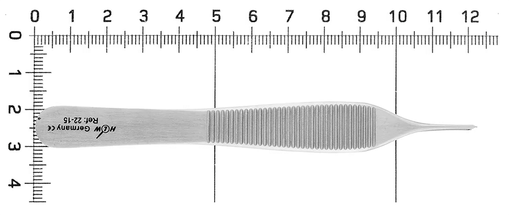 Пинцет хирургический Adson HLW 12 см линейка