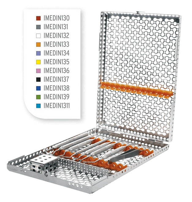 Цветовая маркировка кассет IMS,Hu-Friedy